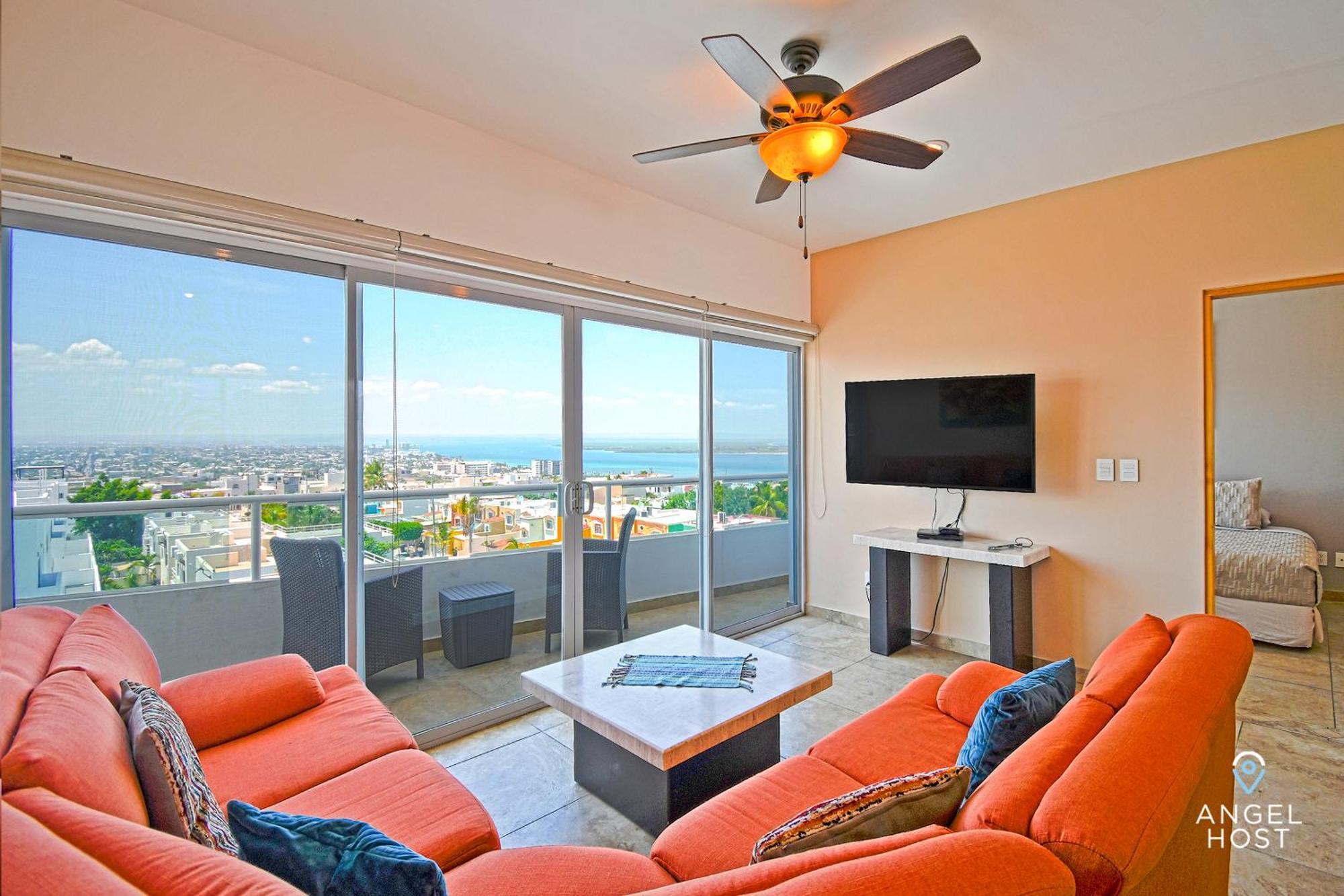 Oceanview Living Space & Balcony With Fiberoptic Wifi! La Paz Dış mekan fotoğraf